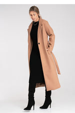 Figl Belted Wrap Midi Coat