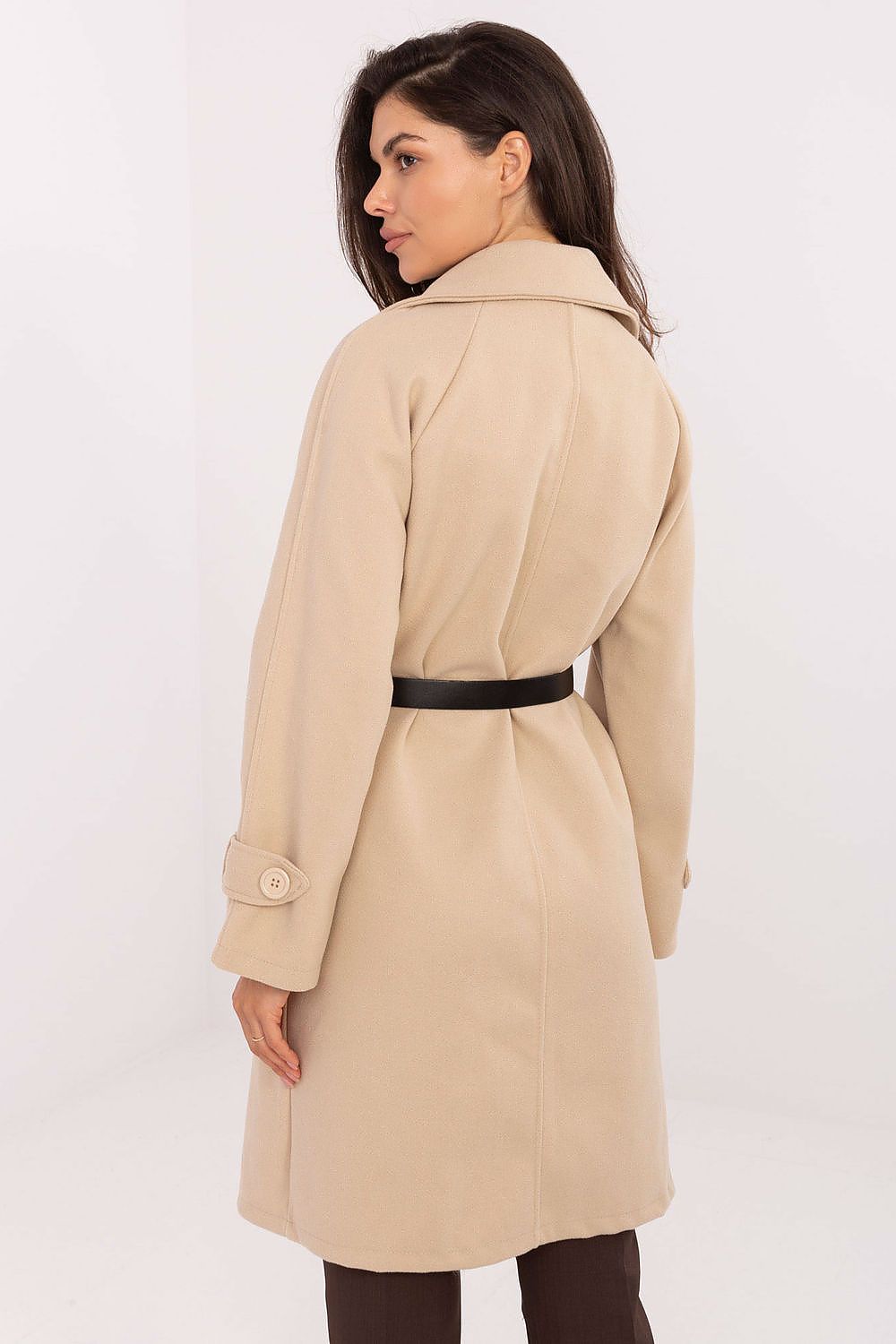 Rue Paris Long Belted Coat