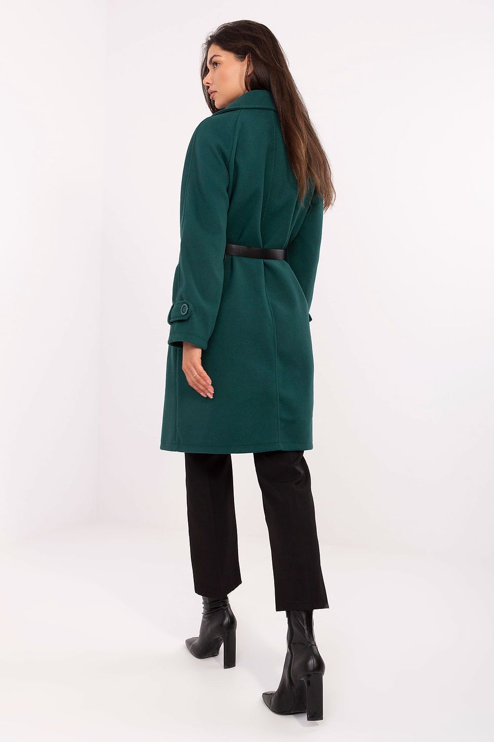 Rue Paris Long Belted Coat