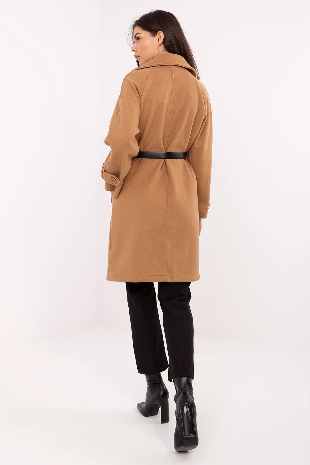Rue Paris Long Belted Coat