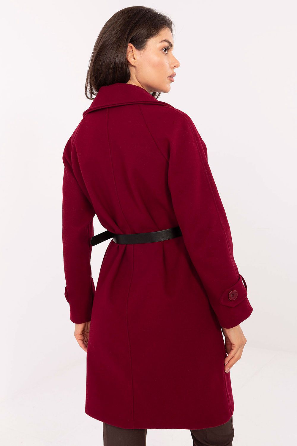 Rue Paris Long Belted Coat