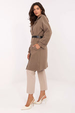 Rue Paris Long Belted Coat