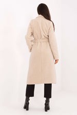 Factory Price Long Boucle Lapel Coat