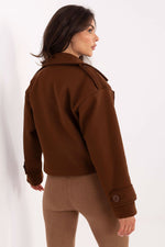 Rue Paris Short Eco-Leather Trench Coat