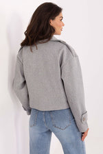 Rue Paris Short Eco-Leather Trench Coat