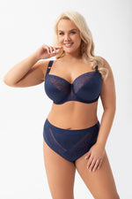 Gorsenia Soft Bra Model 218309 Navy Blue