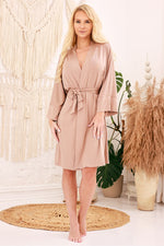 Kalimo Songa Silky Robe beige