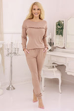 Kalimo Mary Warm Pyjamas Set beige
