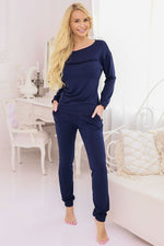 Kalimo Mary Warm Pyjamas Set navy blue