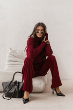 LaBalancia Priah Loungewear Set red