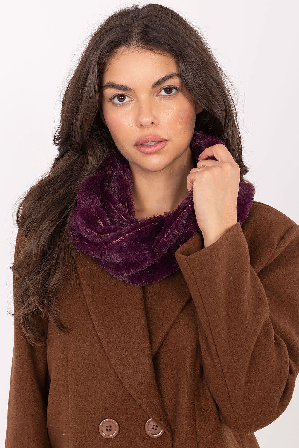 AT Fluffy Infinity Scarf