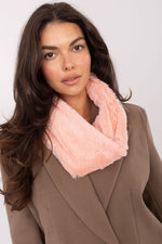 AT Fluffy Infinity Scarf pink one-size-fits-all