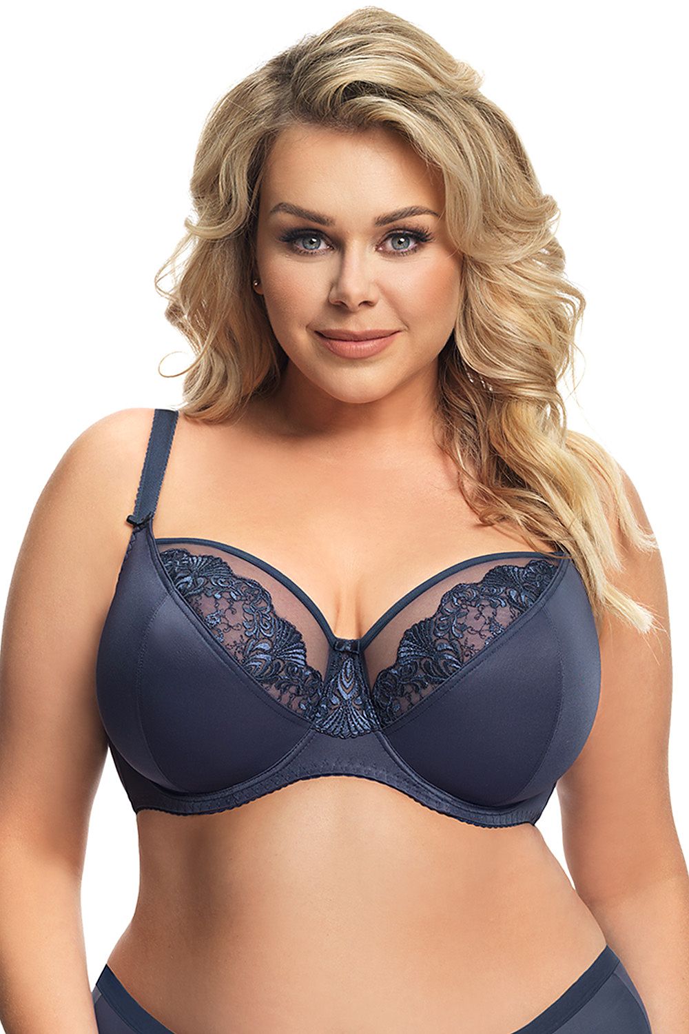 Gorsenia Soft Bra Model 159502 Navy Blue navy blue