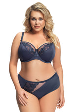 Gorsenia Soft Bra Model 159502 Navy Blue