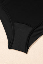 Cut Out Twist Bowknot Backless One Piece Swimsuit