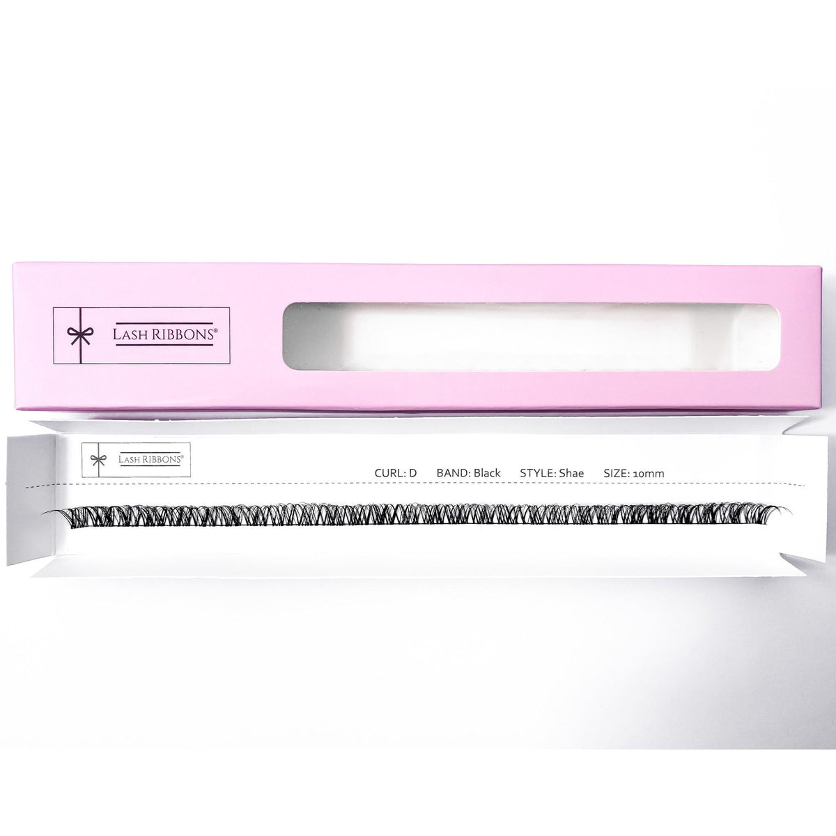 'D' Curl Black Lash Ribbons® Starter Kit (With Ultimate Bond) Shae 10mm