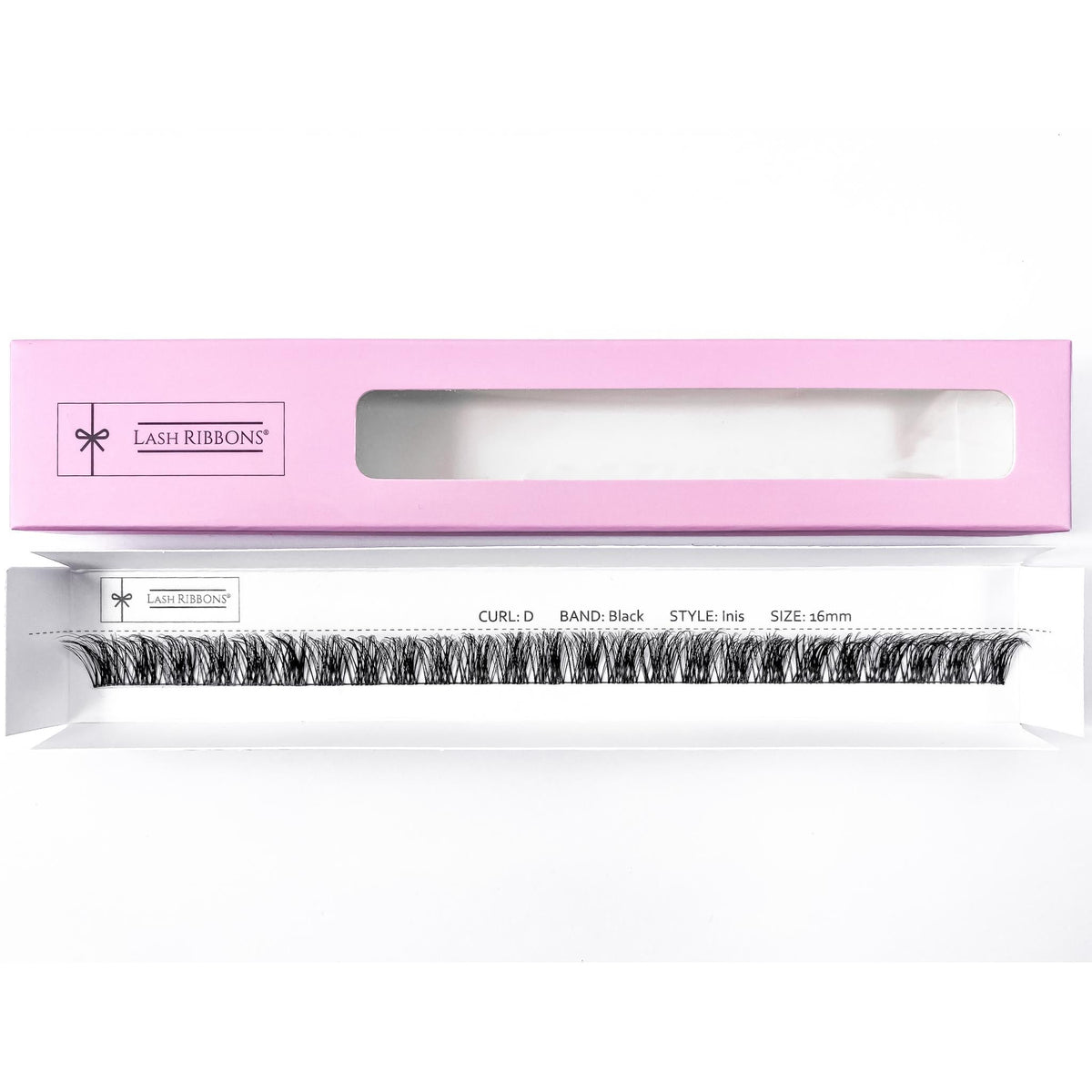 'D' Curl Black Lash Ribbons® Starter Kit (With Ultimate Bond) Inis 16mm