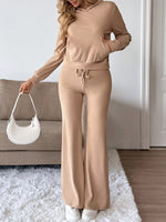 Long Sleeve Hoodie and Pants Two-piece Loungewear Set