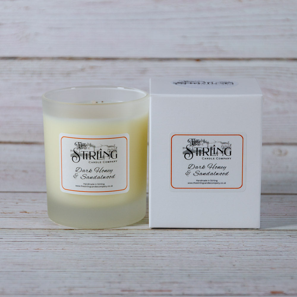 The Stirling Candle Company Dark Honey & Sandalwood Medium Candle