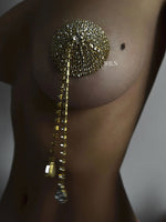 DIAMANTE Gold Nipple Covers