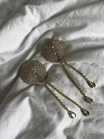 DIAMANTE Gold Nipple Covers