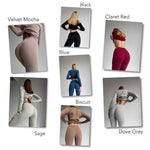 EASE Claret Red Personalised Two Piece Ribbed Cotton Ladies Loungewear Set