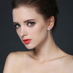 Eden Sterling 925 Silver 3 Carat Zircon Earrings