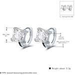 Eden Sterling 925 Silver 3 Carat Zircon Earrings