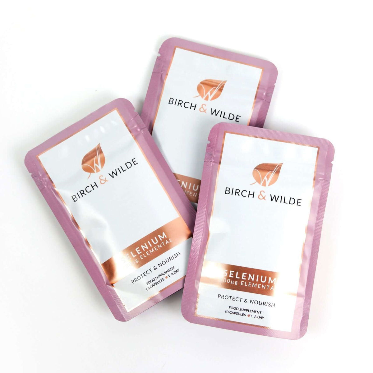 Elemental Selenium Supplement Capsules x 60 | 2 Month Refill Pouch