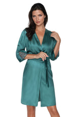 Irall Emerald I Satin Nightdress Dark Green