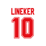 England Retro Striker Legends Football Coasters - Set of 4