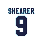 England Retro Striker Legends Football Coasters - Set of 4