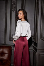 Evelyn Satin Blouse | Roco Fashion