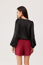 Evelyn Satin Blouse | Roco Fashion
