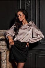 Evelyn Satin Blouse | Roco Fashion