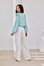 Evelyn Satin Blouse | Roco Fashion