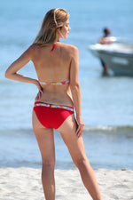 Ewlon Fibi Mosaic Two-Piece Bikini Set in Sorbet Colours