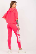 Ex Moda FAME Slogan Sweatshirt and Leggings Set