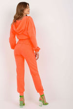 Ex Moda Loungewear Set with Hooded Sweatshirt and Long Pants