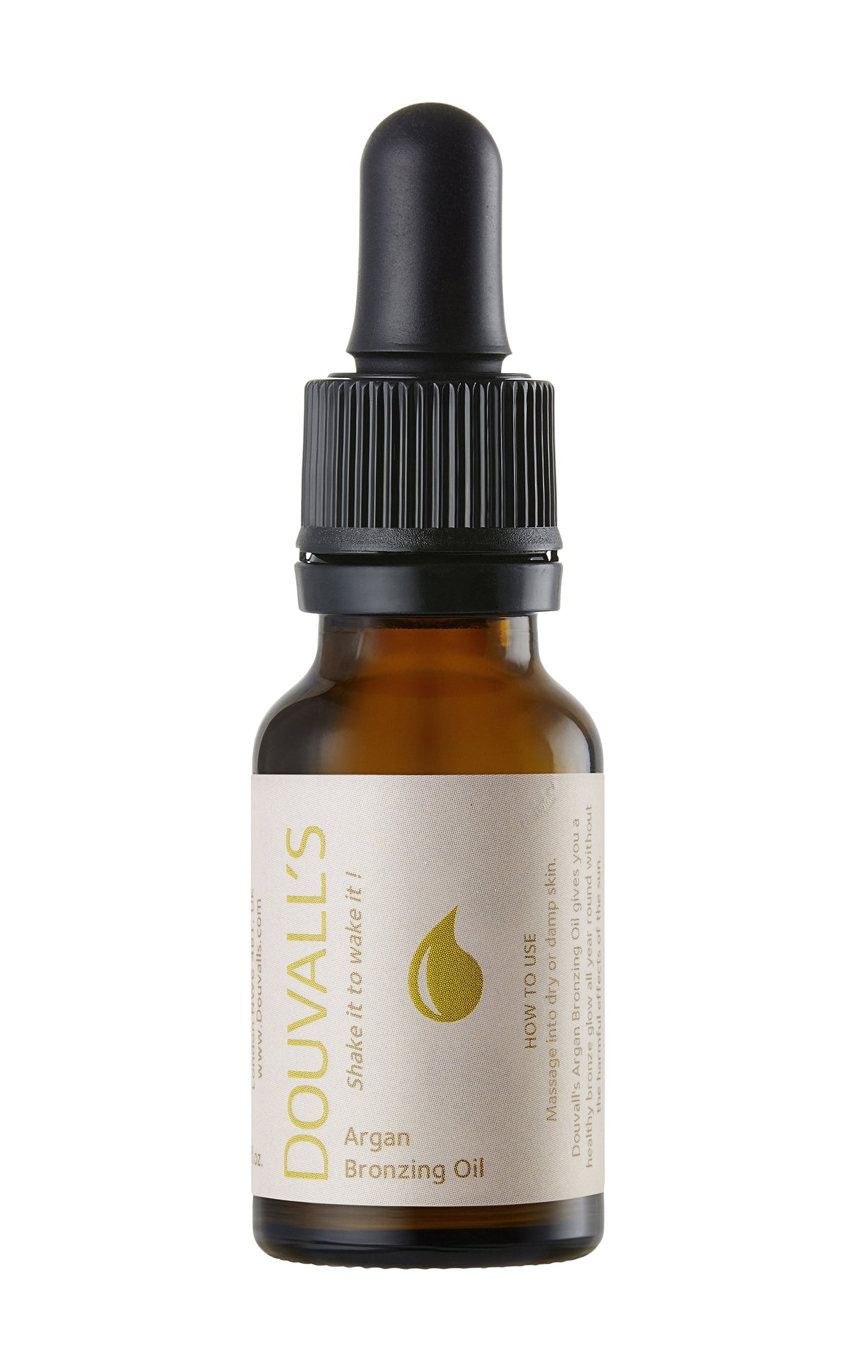 Douvall's Organic Argan Bronzing Oil 15ml | Natural and Organic Moisturising Bronzer for a Healthy Glow