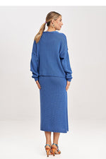 Figl Two-Piece Midi Dress and Bolero Co-Ord Set