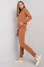 Fitted Back Zip Hooded Loungewear Set | Fancy
