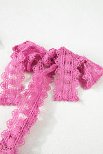 Floral Lace Tied Strap Empire Waist Maxi Dress