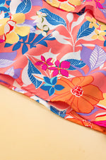 Floral Print Sleeveless Ruffle Tiered Maxi Dress