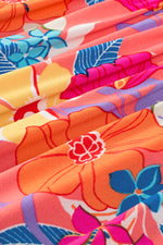 Floral Print Sleeveless Ruffle Tiered Maxi Dress