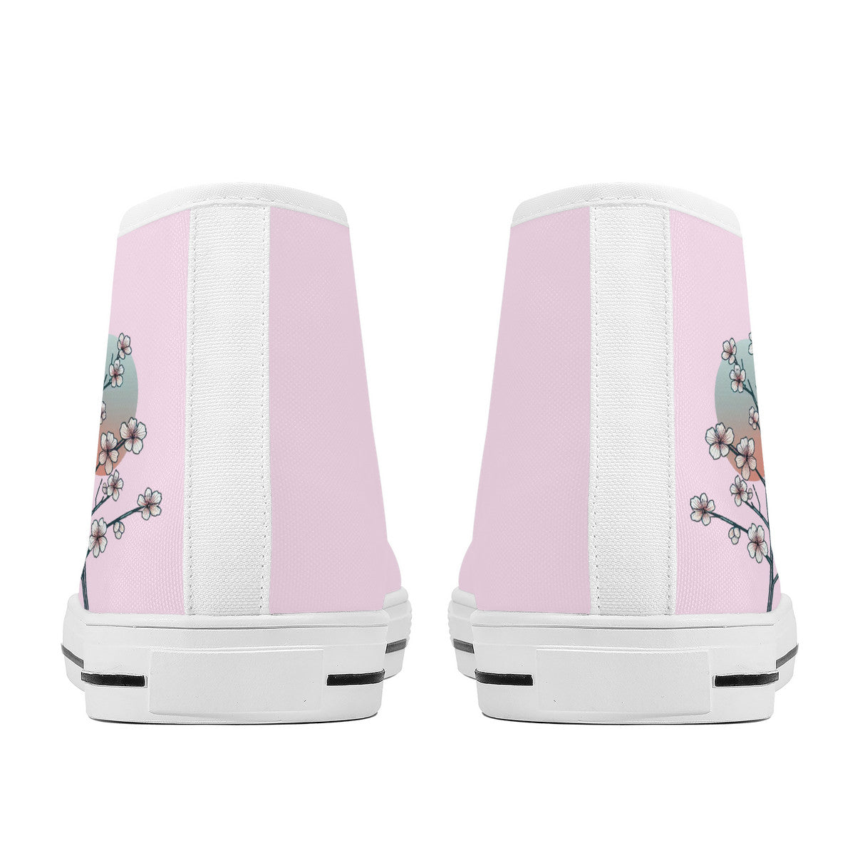 Freestyler Sakura Canvas Hi Top Shoes - Baby Pink