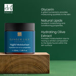 Dr Botanicals Gingerlily Night Moisturiser 50ml