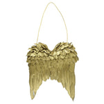 Gold Feather Wings Wall Decoration