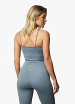 Gym King 365 Longline Tank Sports Bra - Petrol Blue