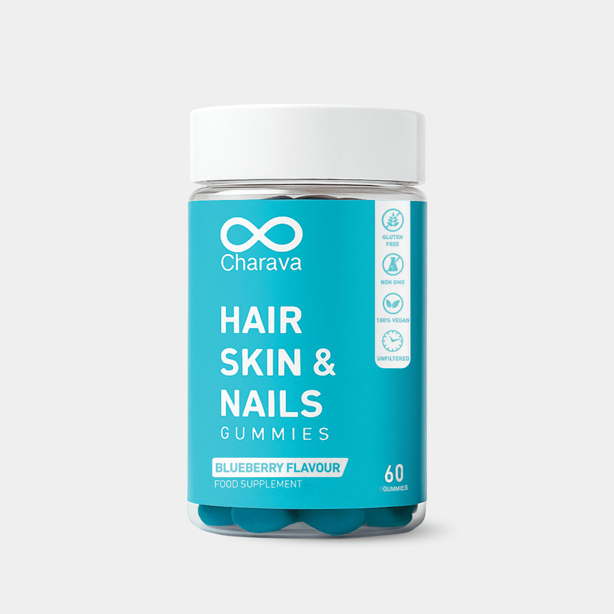 Charvara Hair, Skin & Nails Gummies 30 Days